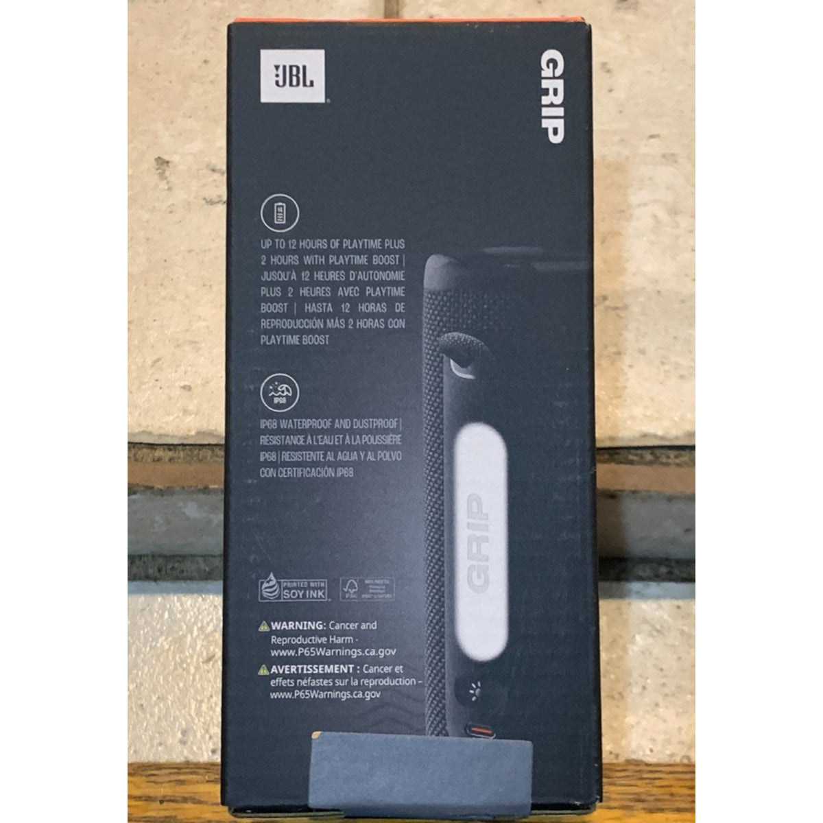 JBL Grip Compact Bluetooth Speaker Black