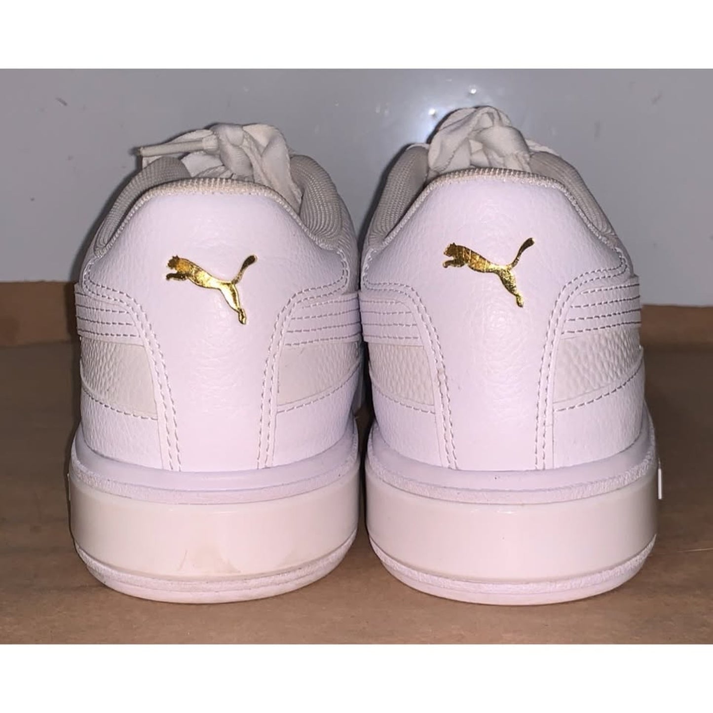 Puma Womens Cali Star 380176-01 White Casual Shoes Sneakers Leather Size 10