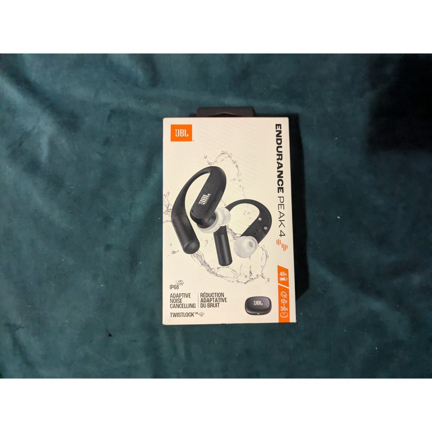 JBL Endurance Peak 4 Bluetooth Headphones (Black)