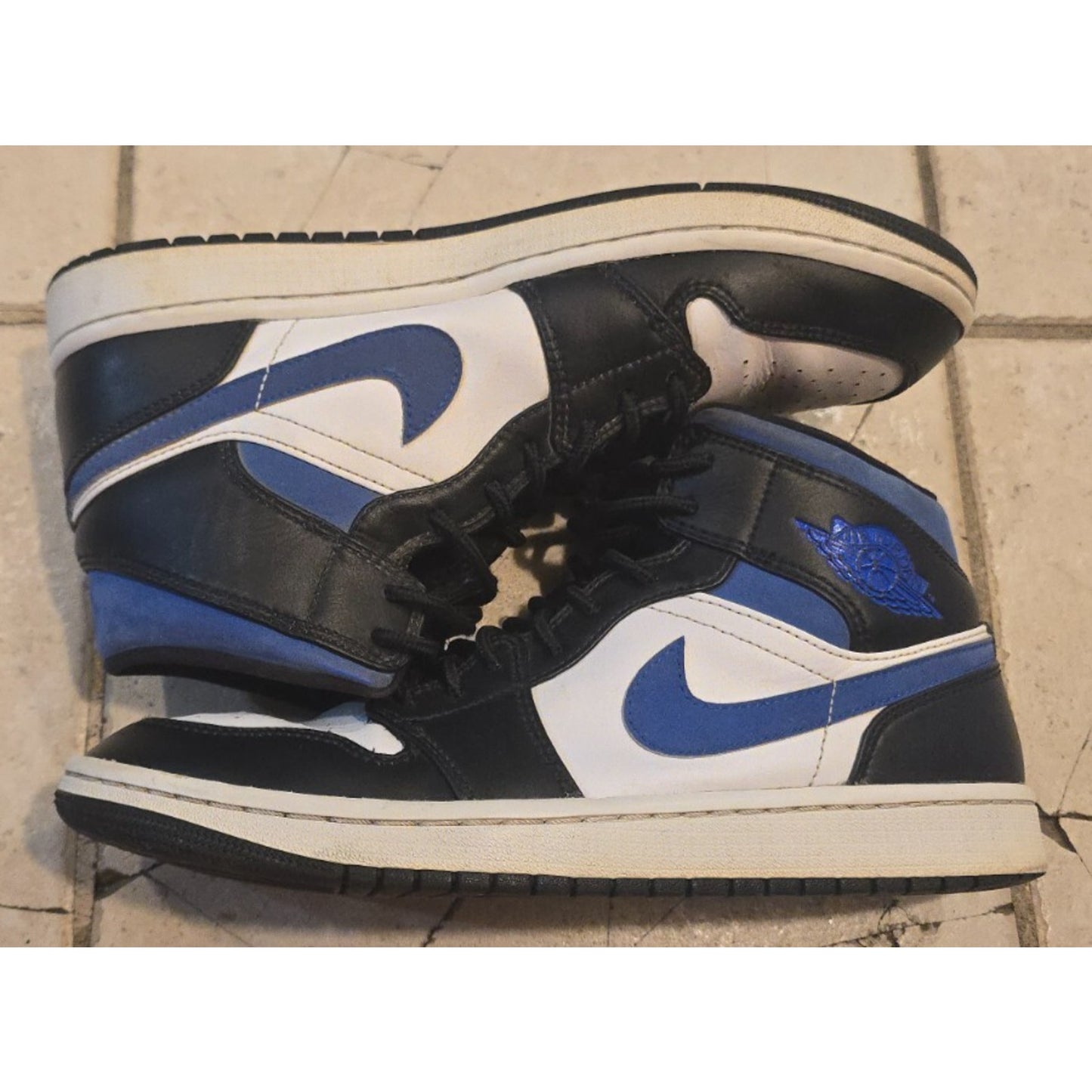 Air Jordan 1 Retro High OG – White/Racer Blue/Black – Size 9M