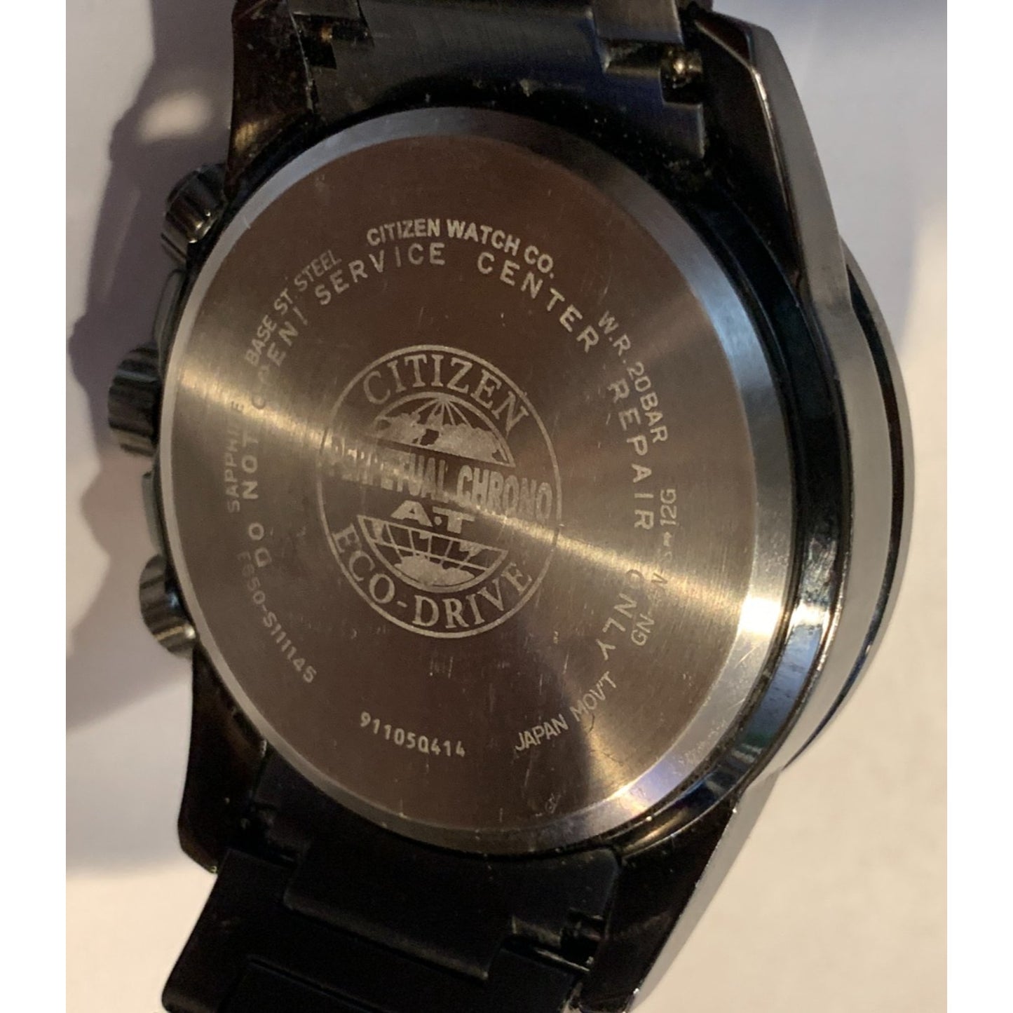 Citizen Eco-Drive E660-S111145 Radio Controlled Gray Blue Quartz Mens Watch