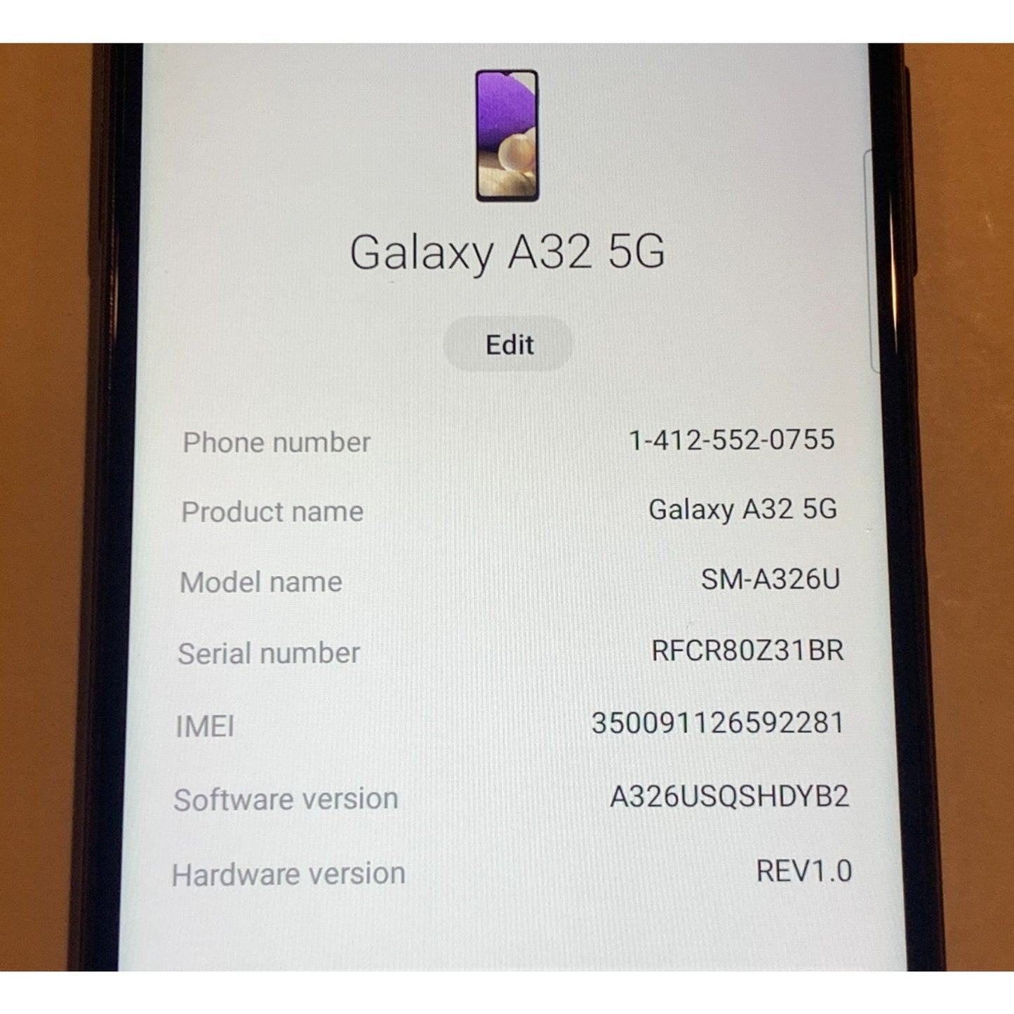 Samsung Galaxy A32 5G SM-A326U AT&T 64GB