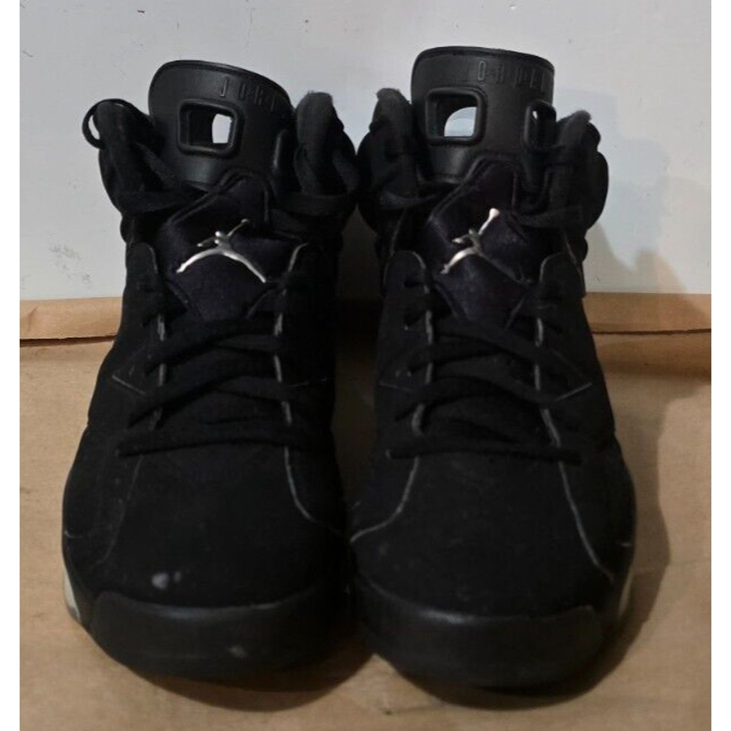 Air Jordan 6 Chrome Retro GS Sneakers Black 2022 DX2835-001 Size 10.5M