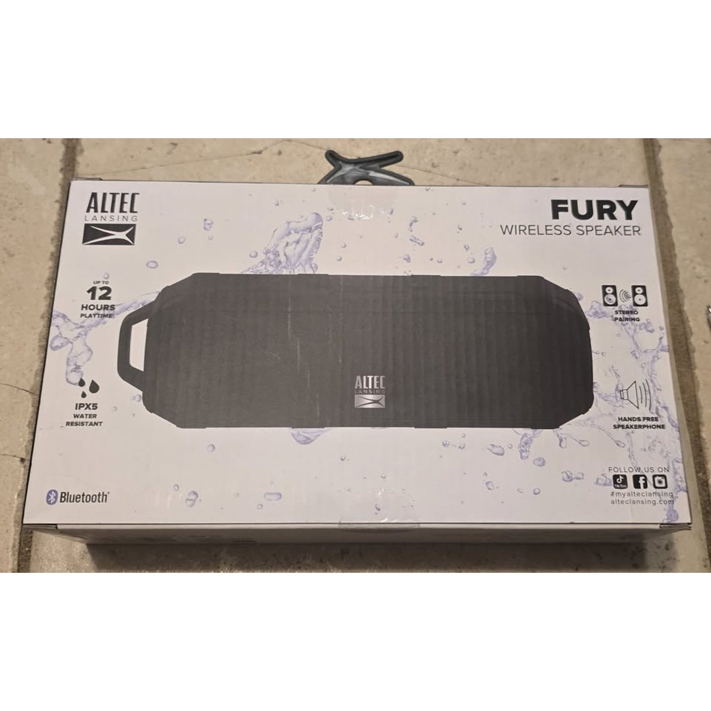 Altec Fury Wireless Bluetooth Speaker
